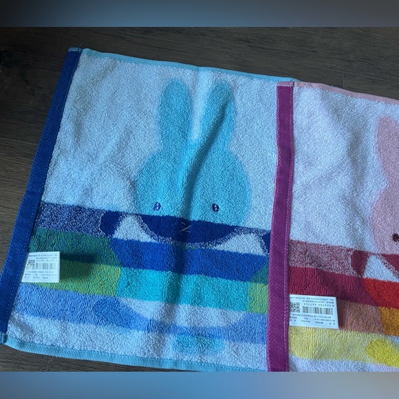 MIFFY-Imported (NWT) Hand Towel Set-Pink & Blue - Picture 6 of 10